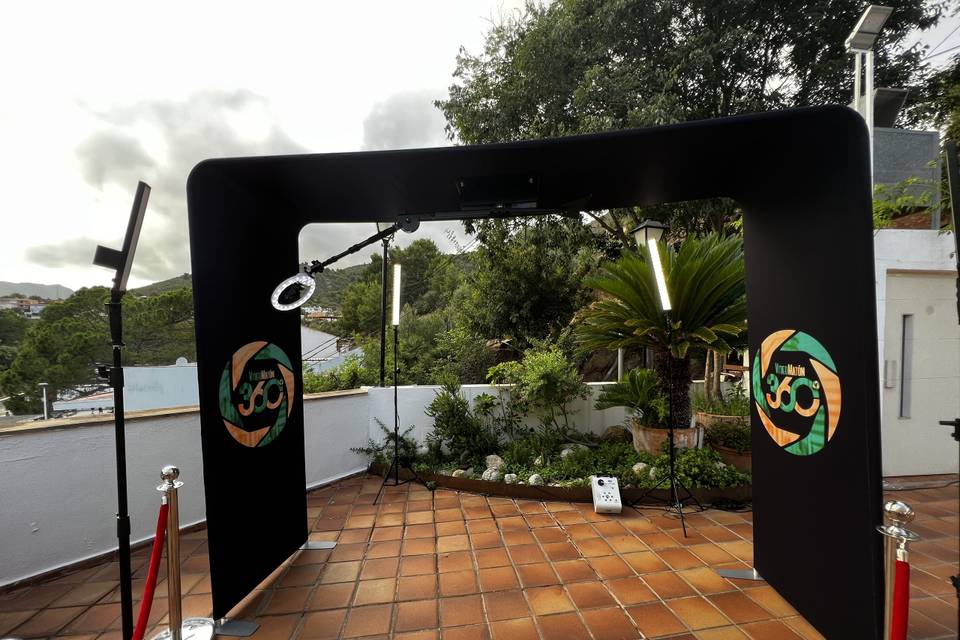 Alquiler fotomatón 360 para bodas